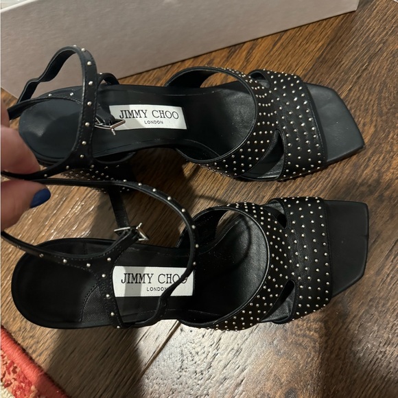 Jimmy Choo leather sandal with studs - Picture 6 of 6